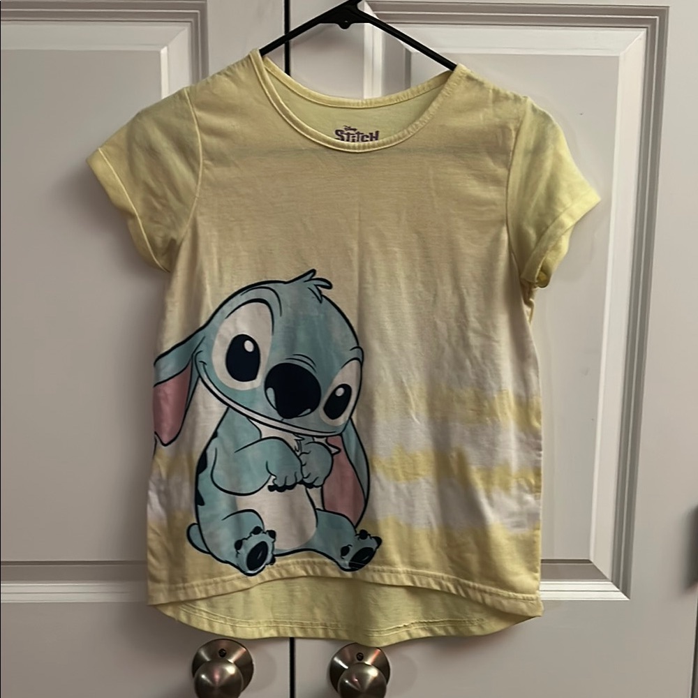 Disney Kids Yellow Stitch T-Shirt